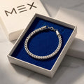MEX Titan Link silver bracelet in premium gift box