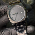 Arabic Black Aura Stainless Steel Watch