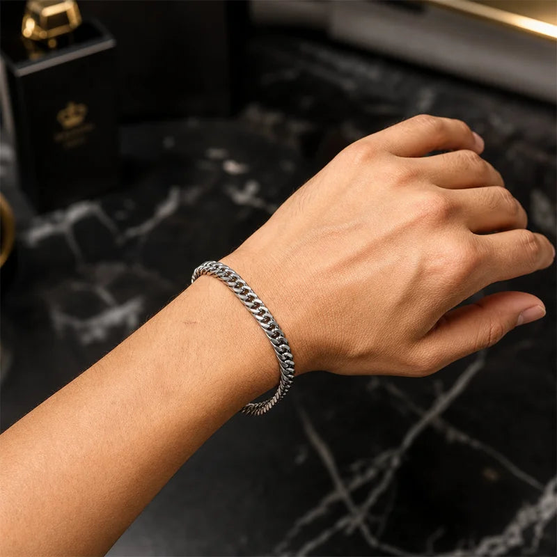 Premium Stainless Steel Men's Bracelet (with Free Box)